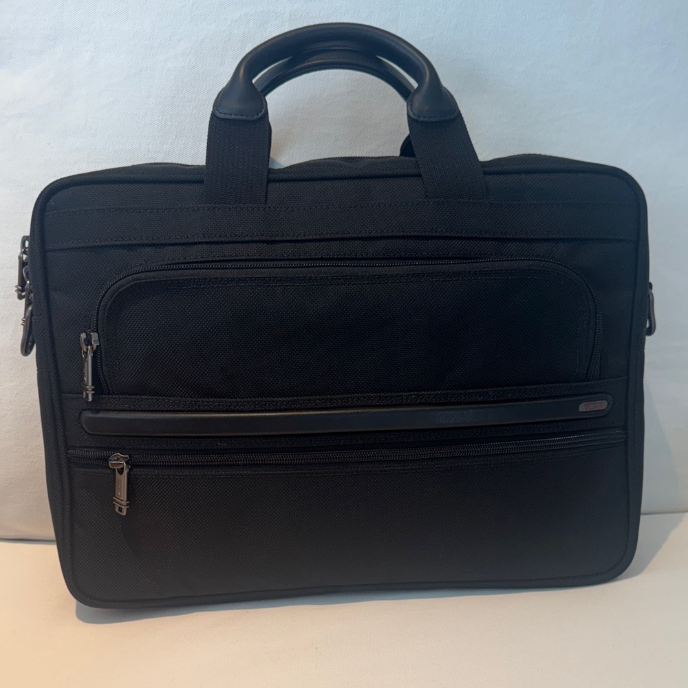 TUMI Nylon Black Briefcase
